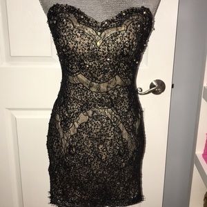 Alyce Paris Formal Strapless Embellished Dress